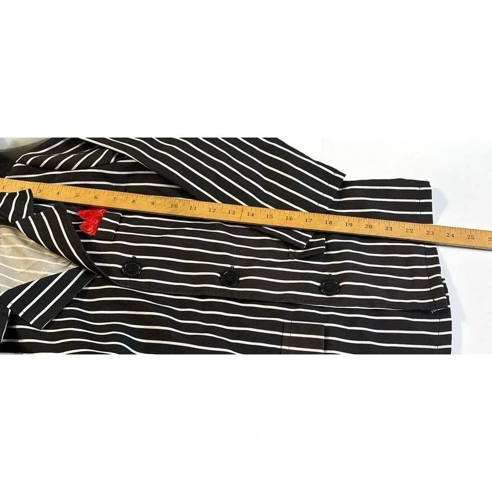 Gangster Halloween Costume (youth) Black & White Pinstripe